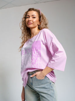 897 Футболка "Розовый"