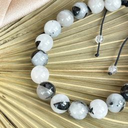 Браслет регулируемый из Кварца с включением Турмалина - Радуга самоцветов фото 3