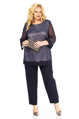 Костюм Элль стиль 2435/1 темно-синий