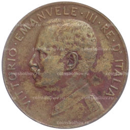 Монета 2 чентезимо 1917 года Италия