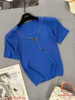 Футболка женская однотонная - Bruno фото 4