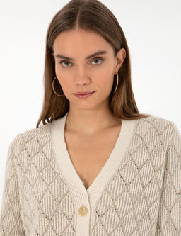 Ekru Regular Fit Triko H_rka - Pierre cardin фото 2