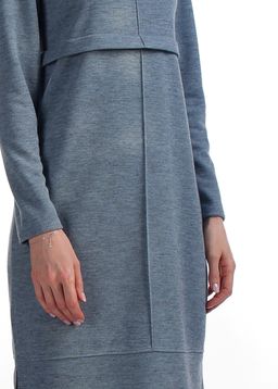 ПЛАТЬЕ ПЛ460 СИНЯЯ ПОЛЫНЬ - Assana фото 4