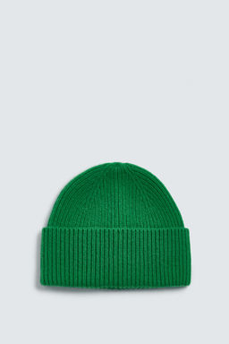GORRO BEANIE 100% CASHMERE AARON LEVINE X ZARA / Verde  фото 4