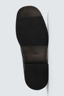 LIMITED EDITION LEATHER LACE-UP BOOTS - Zara фото 7