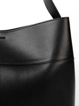 LACCOMA сумка M1077-черный натуральная кожа хлопок