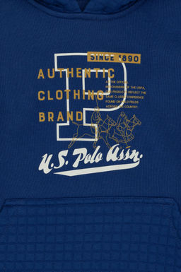 Erkek _ocuk _ndigo Kap__onlu _ardonlu Sweatshirt - U.s. polo assn фото 3