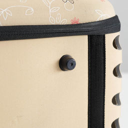 Складная сумка-переноска с отдельным входом, материал EVA, 43,5 х 28 х 33 см, бежевая - Пижон фото 10