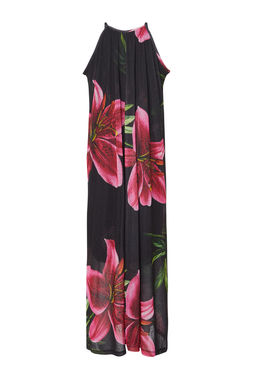 TRENDYOLMILLA Siyah Maxi Boy Boyundan Baglamal? Orme Esnek Maxi Elbise TWOSS23EL02372  фото 12