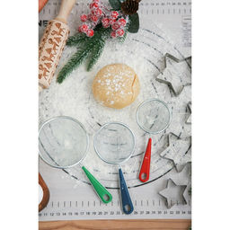 Цена за 2 шт. Набор сит Доляна, 3 шт., d=6/7/9 см, нержавеющая сталь, разноцветные