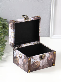 Набор шкатулок для украшений 3 шт. «Карта и компас»