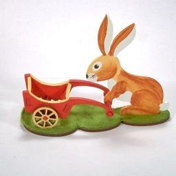 Пасхальный кролик с тележкой 310-2 - Idh фото 2