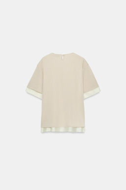 TOP COMBINADO PUNTO / Beige claro - Zara фото 9