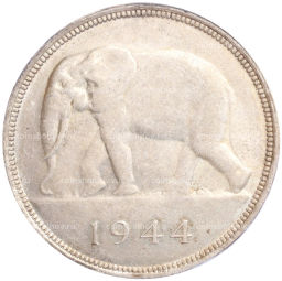 50 франков 1944 года Бельгийское Конго