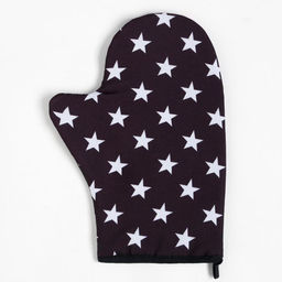 Набор кухонный Stars варежка-прихватка 20х28см, прихватка 17х17см, 35% х/л,65% п/э - Доляна фото 3