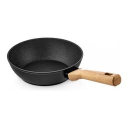 Сковорода глубокая с антипригарным покрытием Walmer York Induction, 26 см, цвет светлое дерево