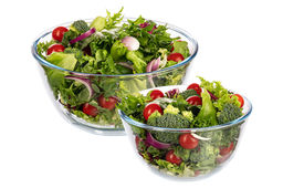 Набор 2 салатников 1050 мл, 2,1 л Crystal glass, стекло - Elan gallery фото 5