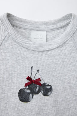 RIBBED T-SHIRT WITH SLOGAN - Zara фото 6