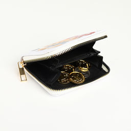 Кошелёк на молнии BEAR, маленький, белый