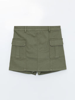 Beli Lastikli K?z ?ocuk Kargo ?ort Etek