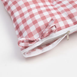 Сидушка на стул Этель Клетка 40х40 см, цв. розовый, 100% полиэстер  фото 4
