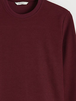 Bisiklet Yaka Uzun Kollu Erkek Ti??rt