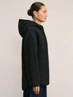 Куртка стеганая с капюшоном / Zarina фото 4