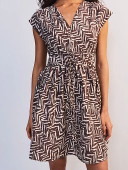 Платье из вискозы с принтом ZR2605012915-236 / Zarina