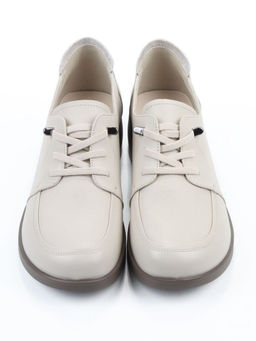 03-YDN15-23 LT. BEIGE Полуботинки женские (натуральная кожа)