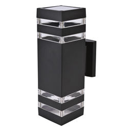 UUL-S24A 2x60W/E27 IP65 BLACK Светильник уличный, под две лампы Е27. Архитектурный накладной. Корпус черный. TM Uniel