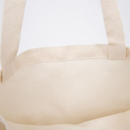 Сумка-шопер Милый котик без молнии, без подкладки, цвет бежевый - Nazamok фото 4