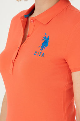 Женская базовая футболка с цветком граната Неожиданная скидка в корзине - U.s. polo assn фото 7