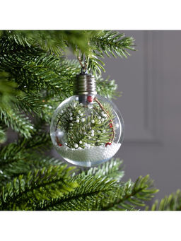 Ёлочный шар Ветка ели, 1 LED, от батареек, свечение тёплое белое - Luazon lighting фото 9