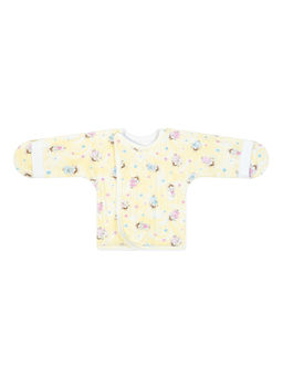 Кофточкараспашонка желтая ангелочки