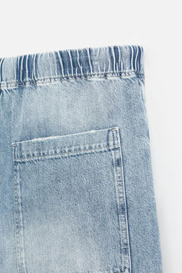 RELAXED FIT JOGGER WAIST JEANS - Zara фото 10