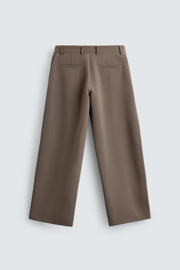 PANTAL?N RELAXED FIT PLIEGUES / Negro - Zara фото 8
