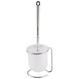 Туалетная щетка B1074 (хром.металл, пластик, на подставке) 312072 - Скрап фото 2