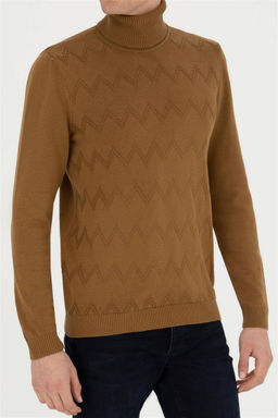 Мужской легкий свитер цвета хаки - U.s. polo assn фото 6