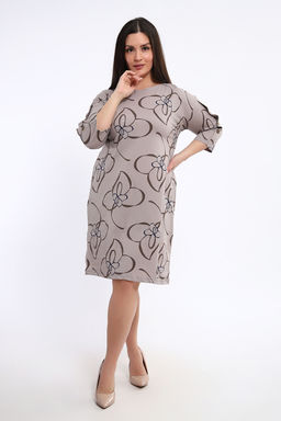 Платье Натали из хлопка мультиколор  фото 4