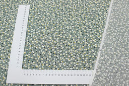 Штапель Ядвига цв.серо-мятная дымка, ш.1.45м, вискоза-100%, 90гр/м.кв - Купава фото 3