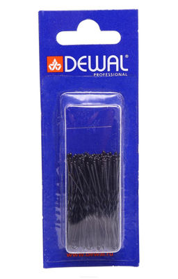 Dewal Шпильки для волос волна SLT45V-1/60, 45 мм, чёрный, 60 шт.  фото 2