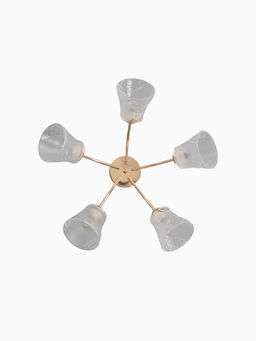 Люстра 12276/5FGD, 5×40 Вт, E27, 64×18×23 см, золото