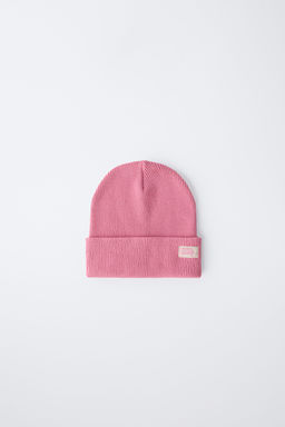 GORRO PUNTO CANAL? ETIQUETA / Rosa palo