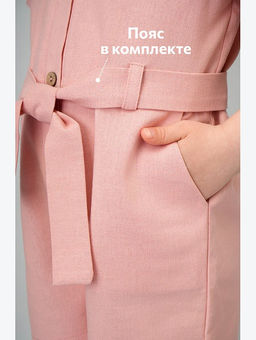 Льняной комбинезон для девочки Happyfox