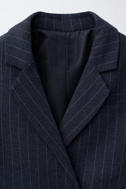 PINSTRIPE CROPPED BLAZER - Zara фото 3