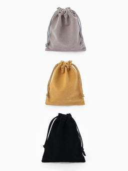 Набор бархатных подарочных мешочков 15 шт. «Праздничное ассорти», 9×10, цвет МИКС