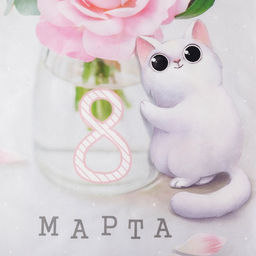 Полотенце Котики 40х73 см, 100% хлопок, саржа 190 гр/м2 - Этель фото 4