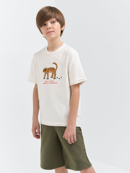 Футболка с необработанными срезами Гепард 7+ - Bungly фото 5