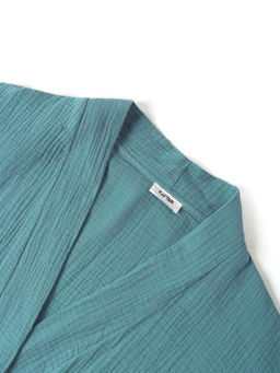 Халат домашний женский KAFTAN Basic, размер 52-54, зелёный