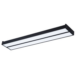 ULO-K15A 2x22W/4000K/L100 IP44 BLACK Светильник линейный светодиодный подвесной. Белый свет (4000К). 5324 Лм. Алюминий. Цвет черный. TM Uniel